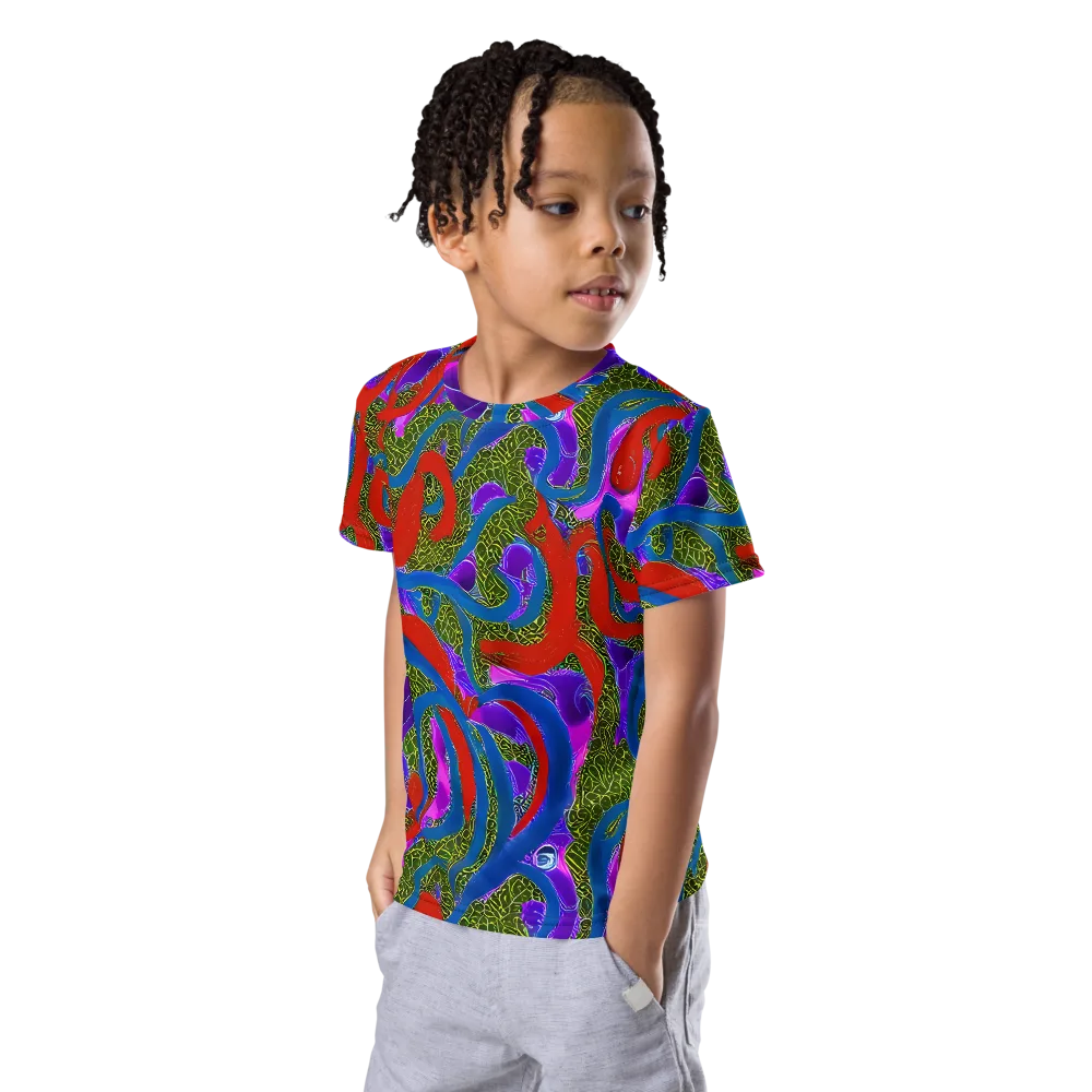 Limewire Dream on Kids Crew Neck T-Shirt — Left Front