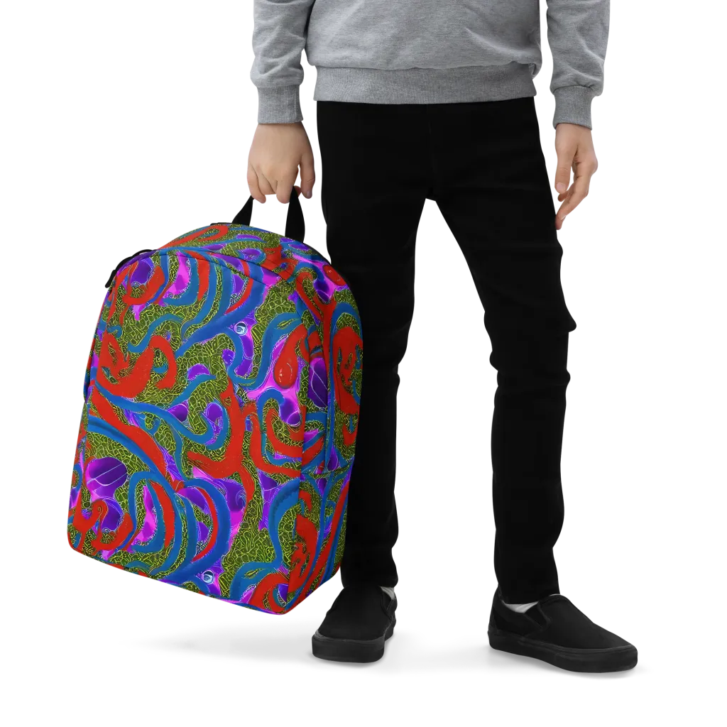 Limewire Dream on Minimalist Backpack — Zoomed-in
