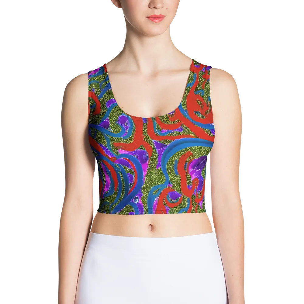 Limewire Dream on Crop Top — Front