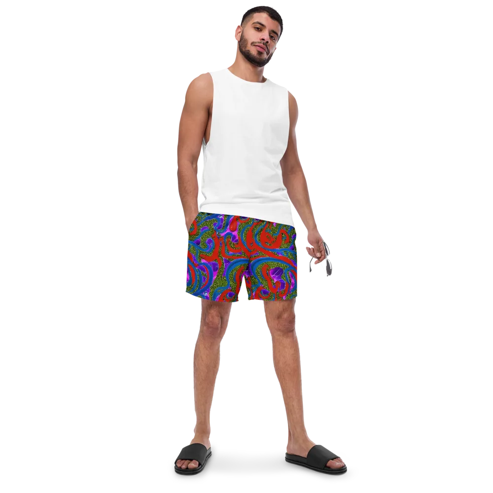 Limewire Dream on Swim Trunks — Front