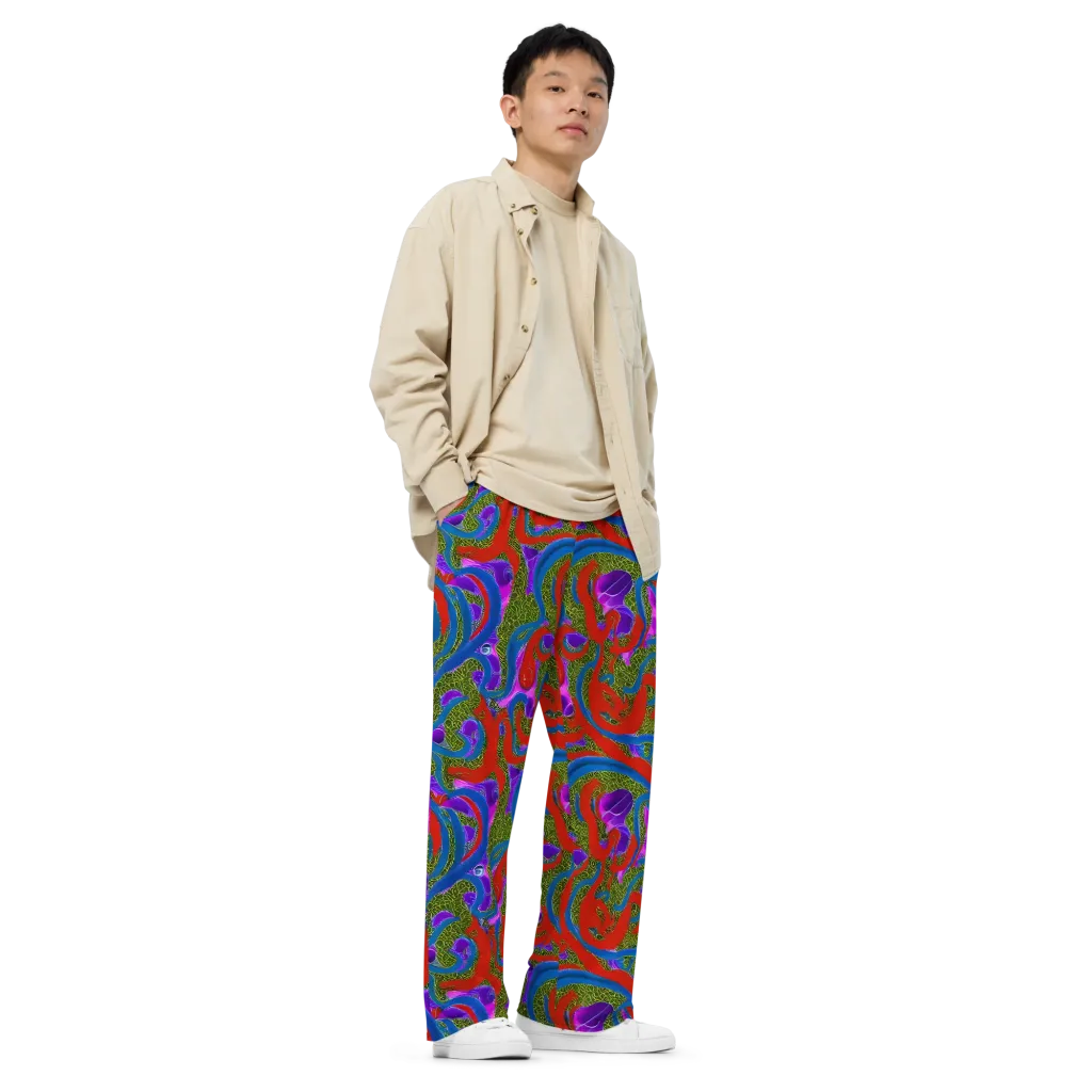 Limewire Dream on Wide-Leg Pants — Right Front