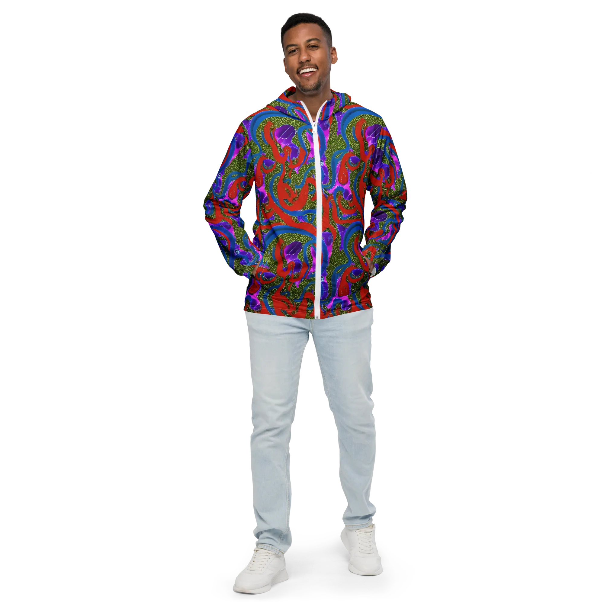 Limewire Dream on Men's Windbreaker — Front