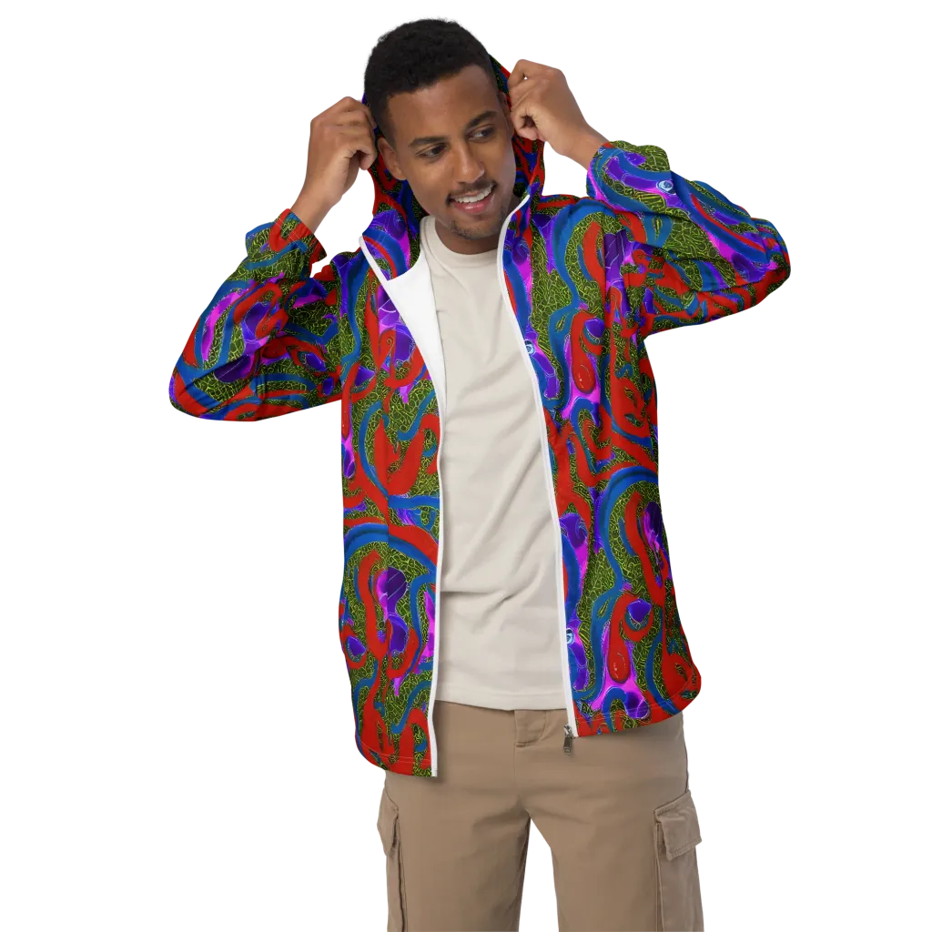 Limewire Dream on Men's Windbreaker — Front