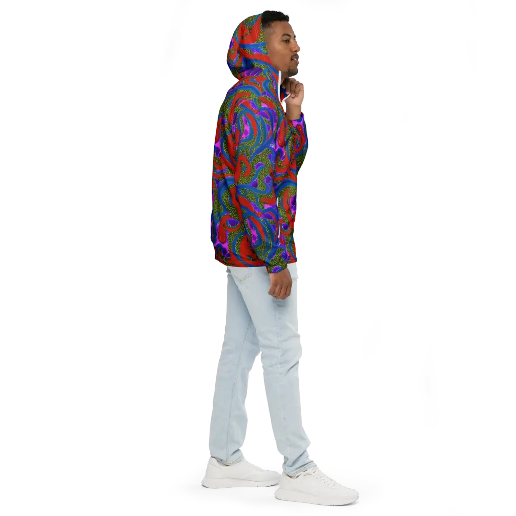 Limewire Dream on Men's Windbreaker — Right