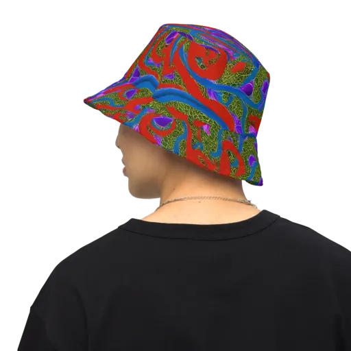 Limewire Dream on a Reversible Bucket Hat