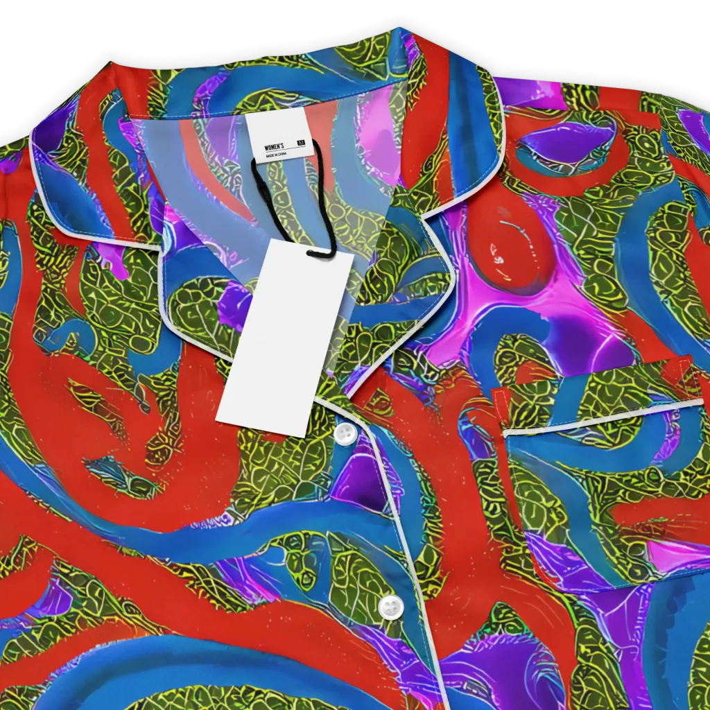 Limewire Dream on Women's Short Sleeve Pajama Top — Product details