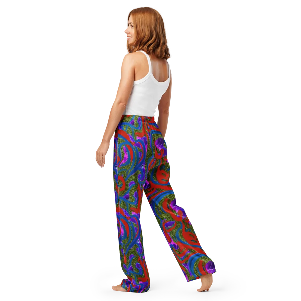 Limewire Dream on Women's Pajama Pants — Back