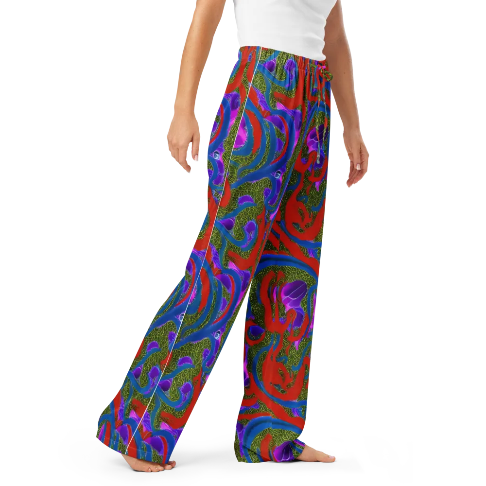 Limewire Dream on Women's Pajama Pants — Right Front