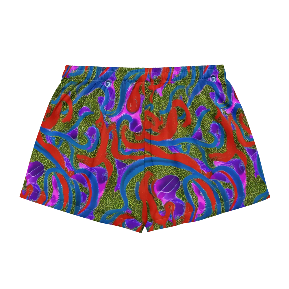 Limewire Dream on Women's Pajama Shorts — Back