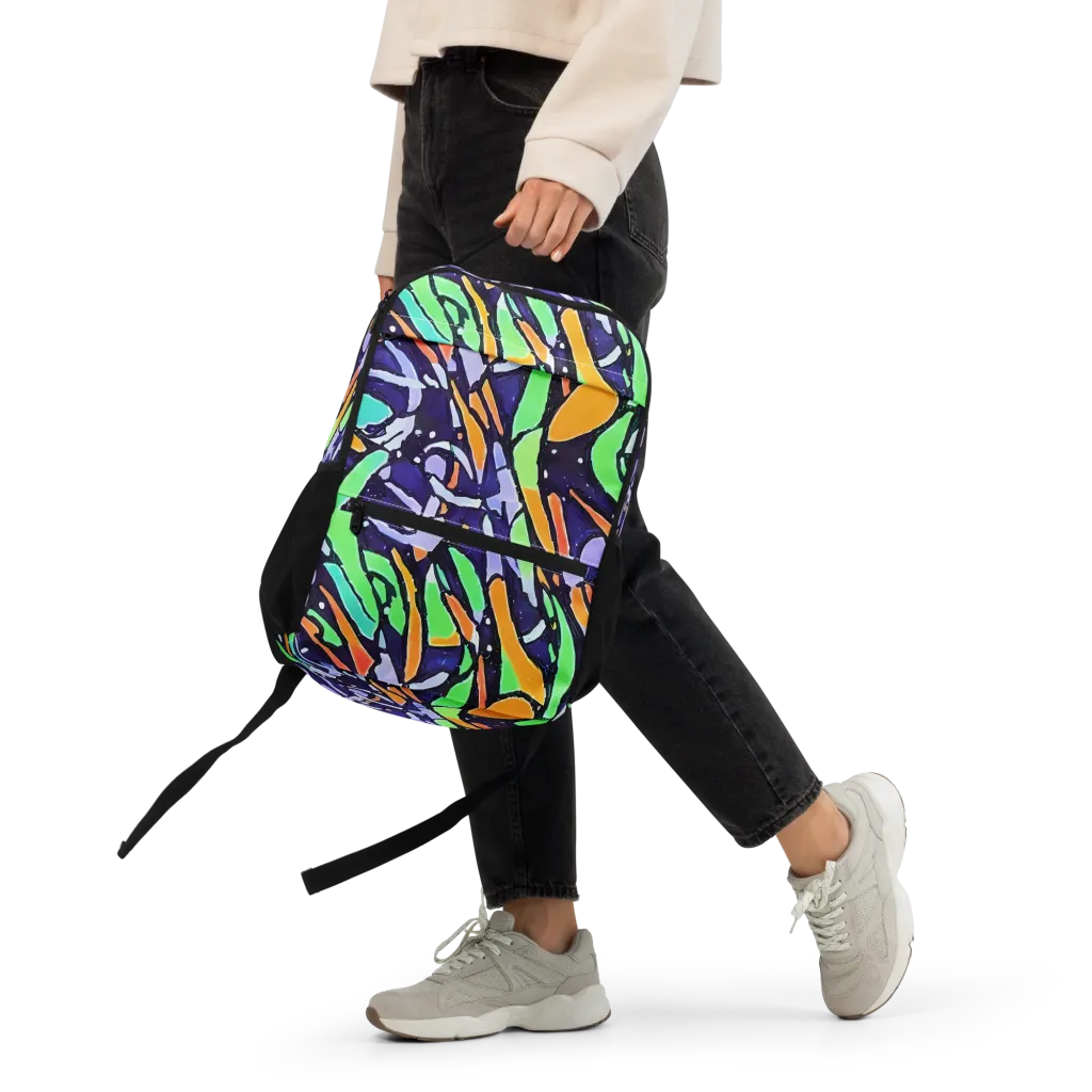 Night Garden on Utility Backpack — Front