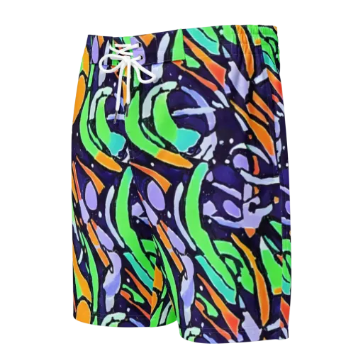 Night Garden on a Men's Board Shorts