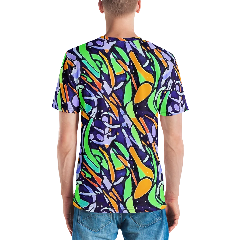 Night Garden on Men's Crew Neck T-Shirt — Back