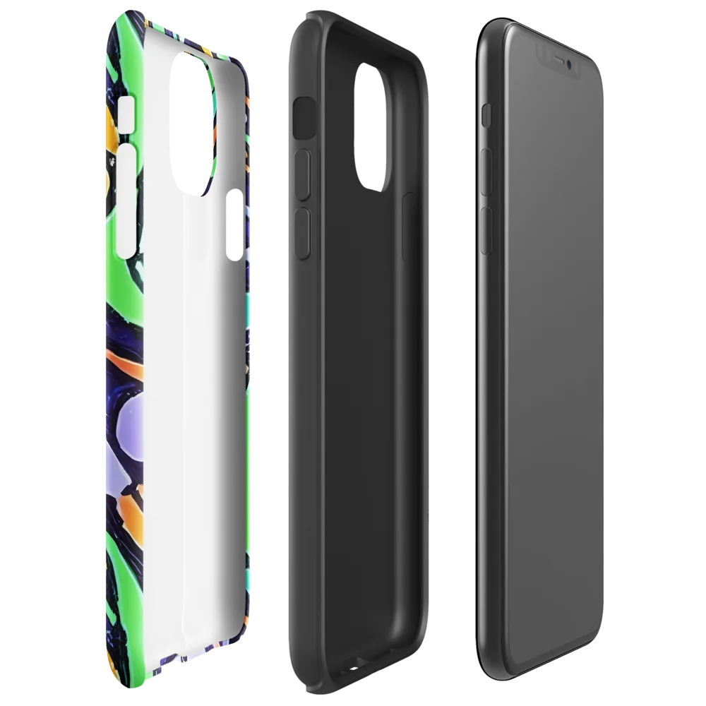 Night Garden on Tough Case for iPhone® — Right
