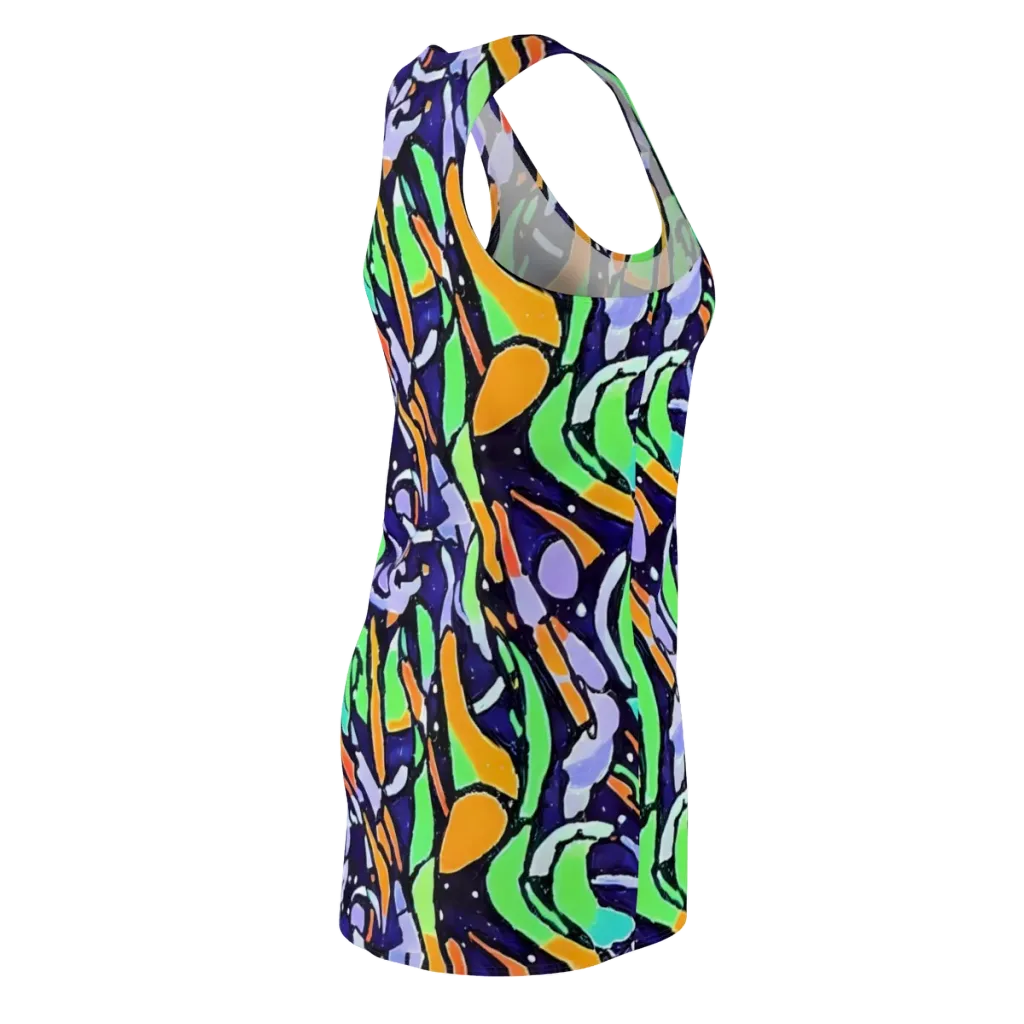 Night Garden on Racerback Dress — Back Side