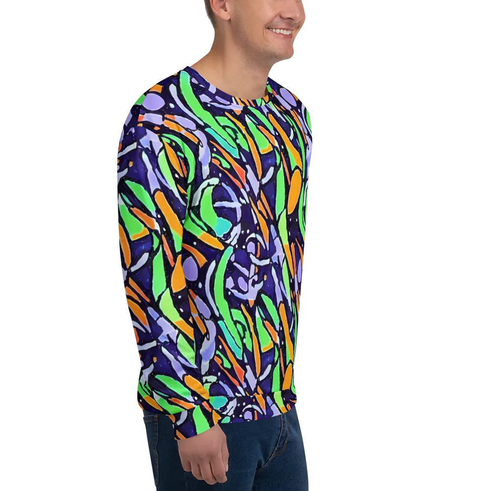 Night Garden on Sweatshirt — Right Front