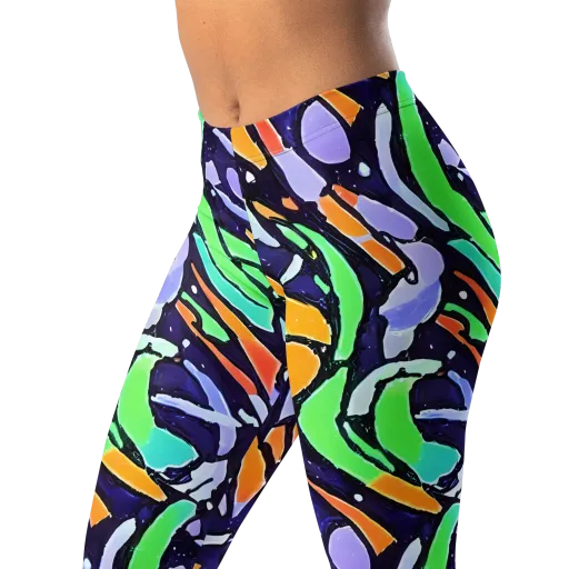 Night Garden on a Leggings