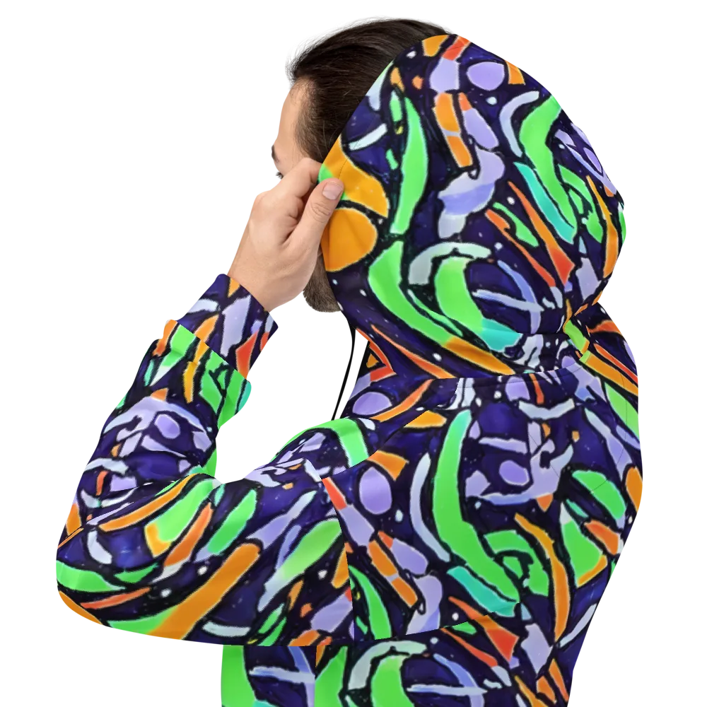 Night Garden on Hoodie — Back