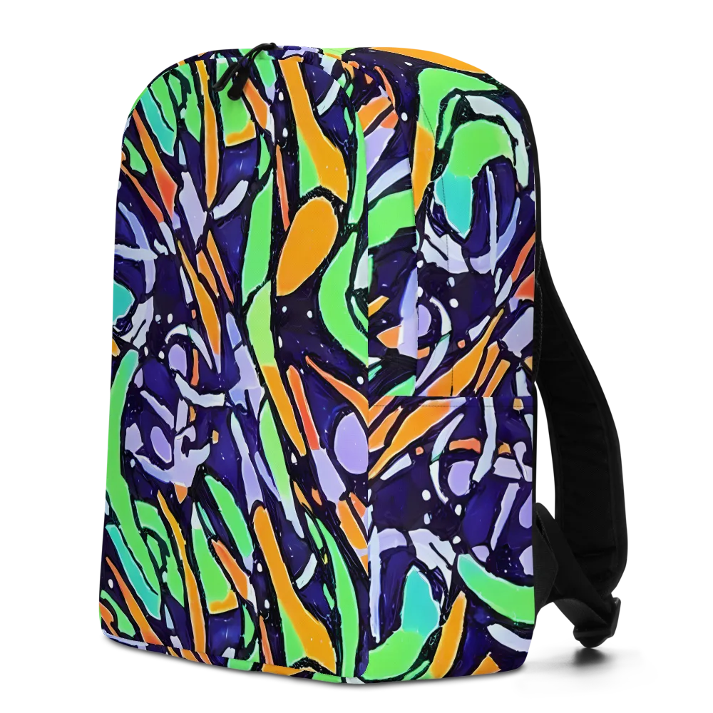 Night Garden on Minimalist Backpack — Left