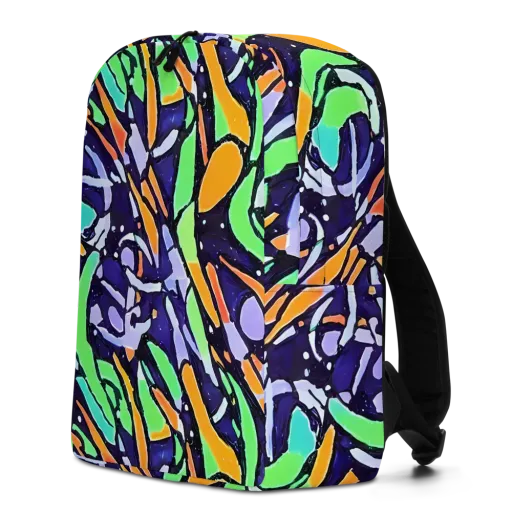 Night Garden on a Minimalist Backpack