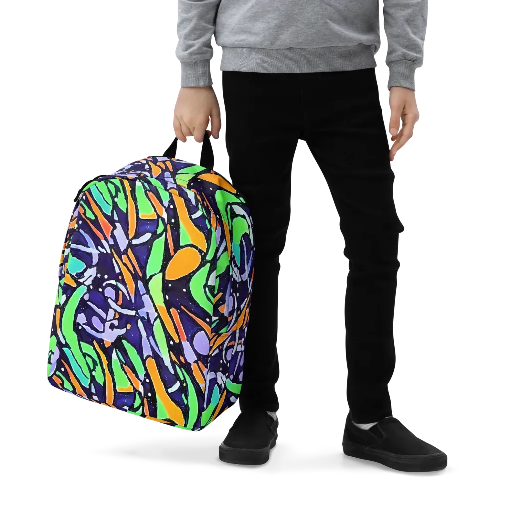 Night Garden on Minimalist Backpack — Zoomed-in