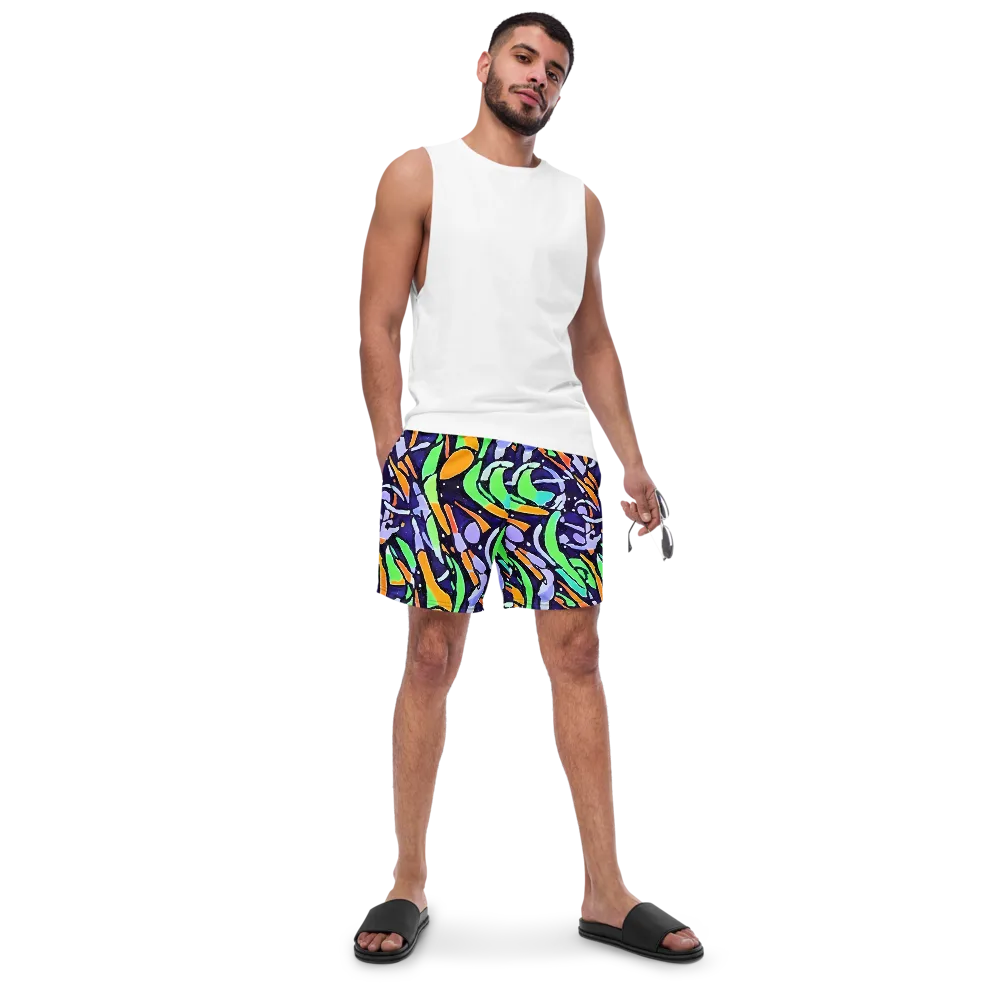 Night Garden on Swim Trunks — Front