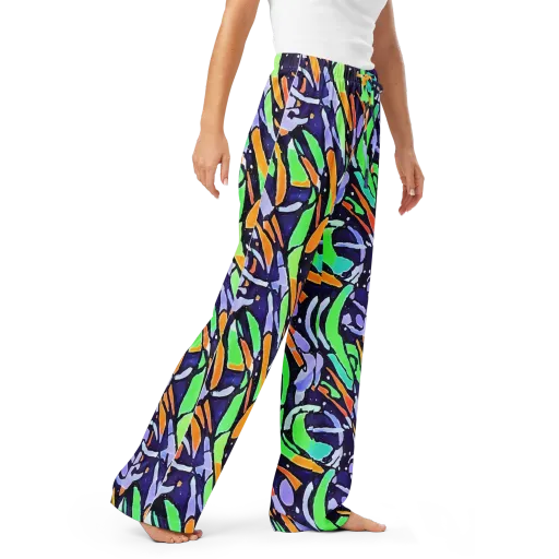 Night Garden on a Women's Pajama Pants