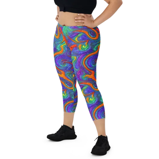 Prism Wake on a Capri Leggings