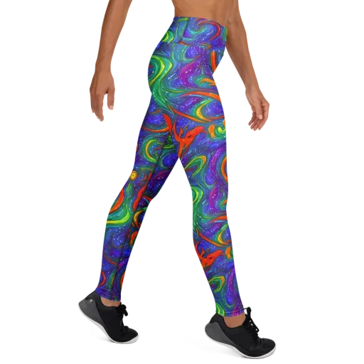 Prism Wake on a Yoga Leggings
