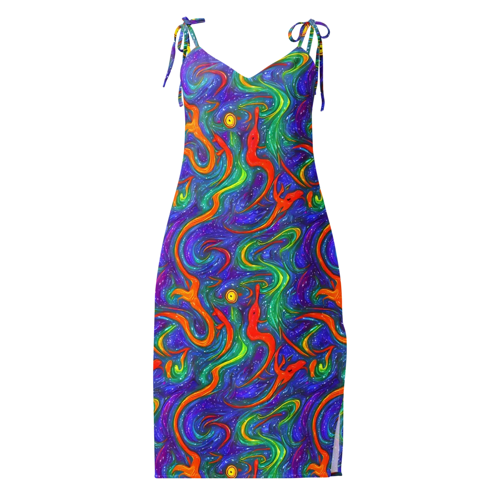 Prism Wake on Slip Dress — Front