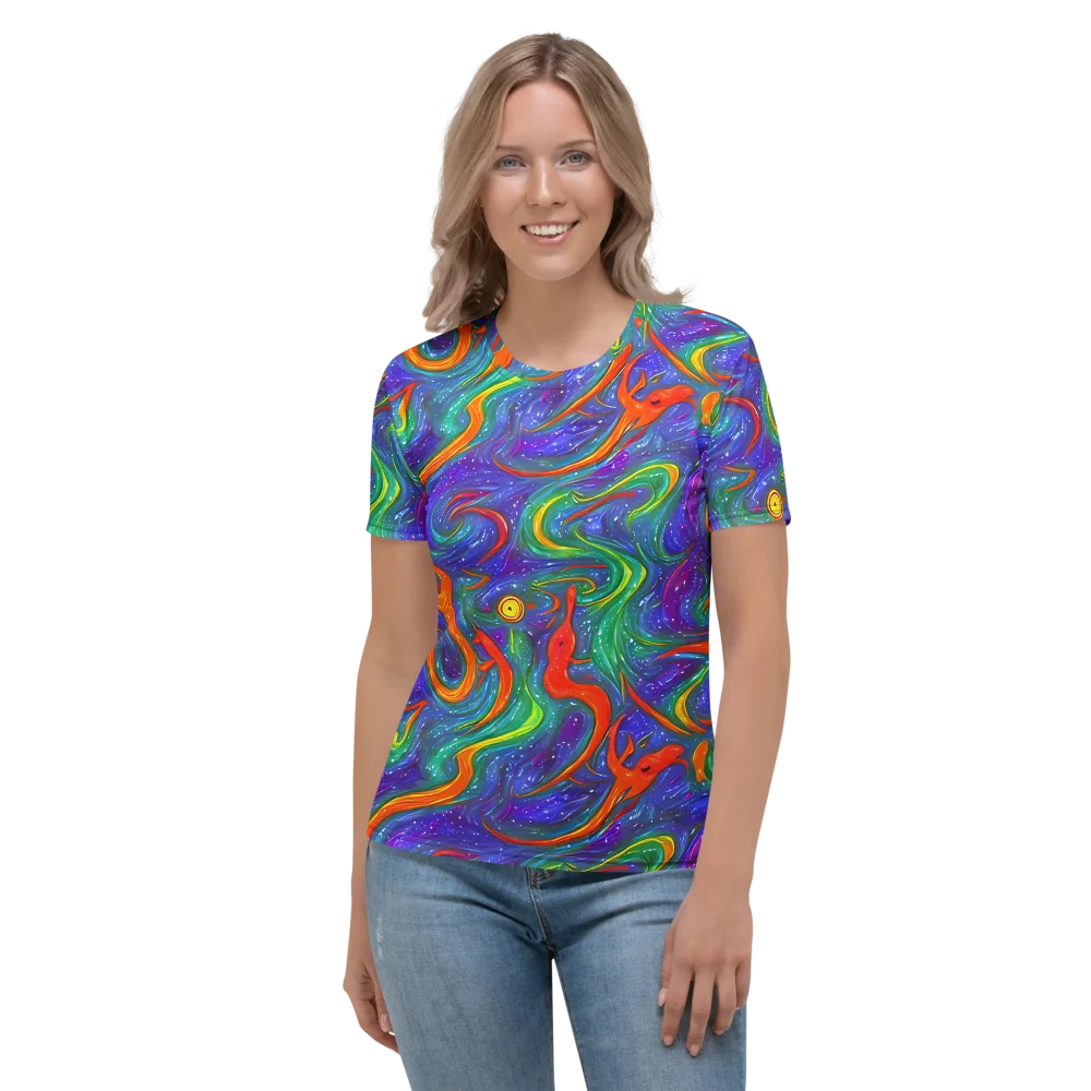 Prism Wake on Women's Crew Neck T-Shirt — Front