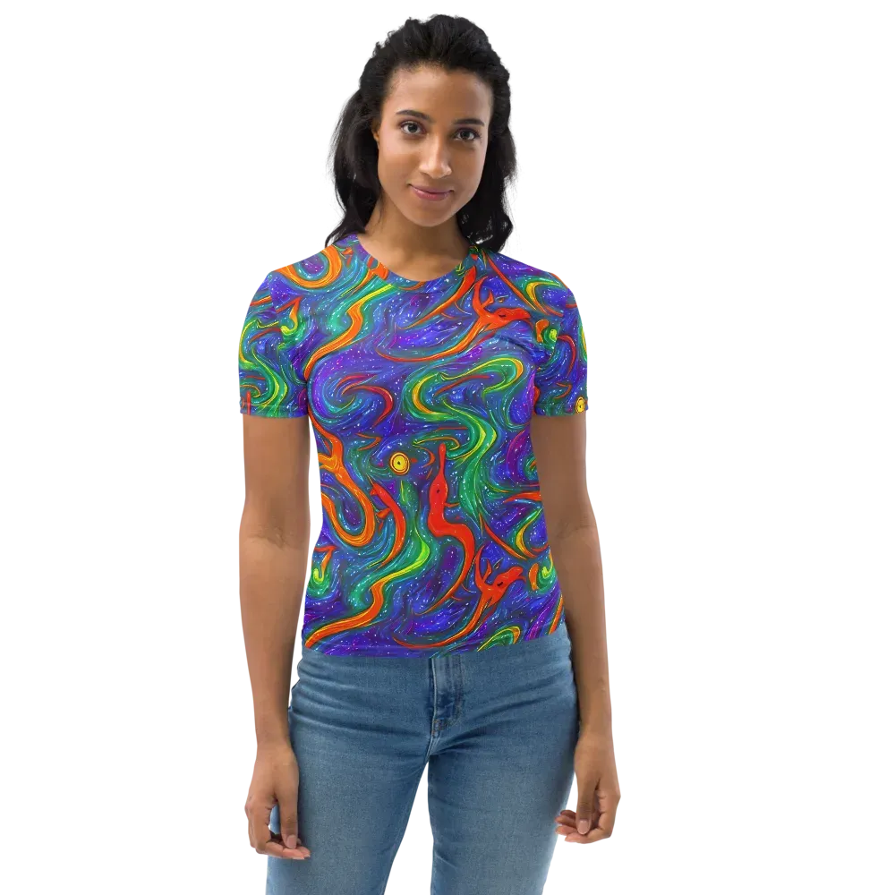 Prism Wake on Women's Crew Neck T-Shirt — Front