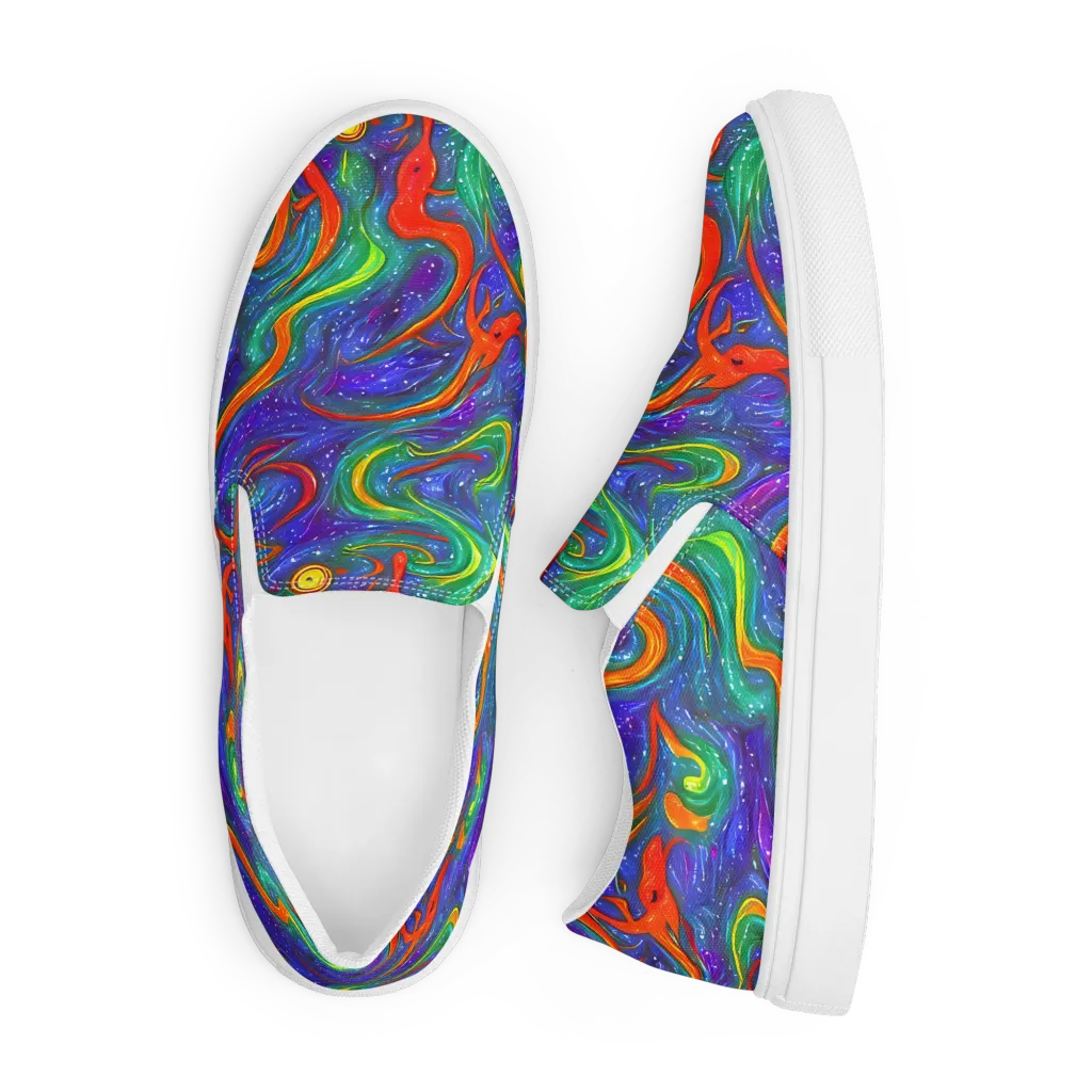 Prism Wake on Men's Slip-On Canvas Shoes — Front