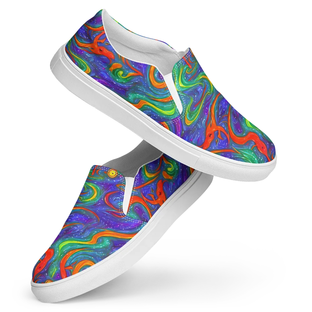 Prism Wake on Women's Slip-On Canvas Shoes — Front