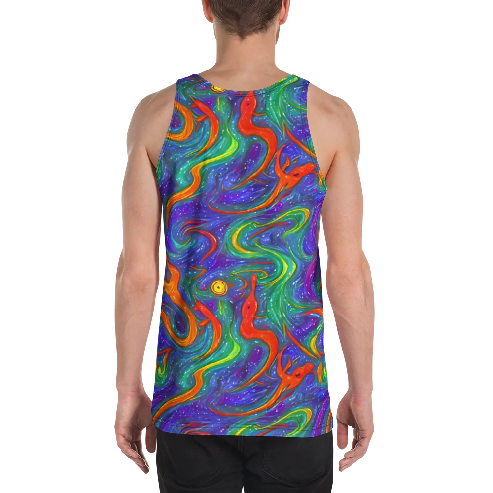 Prism Wake on Men's Tank Top — Back