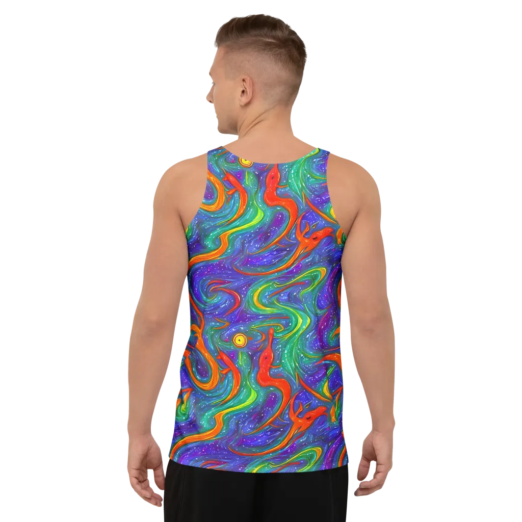 Prism Wake on Men's Tank Top — Back