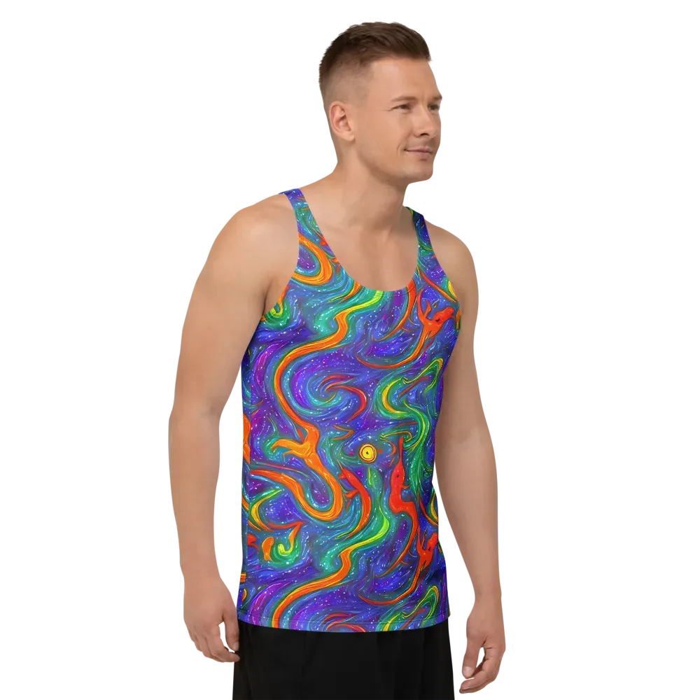 Prism Wake on Men's Tank Top — Right Front