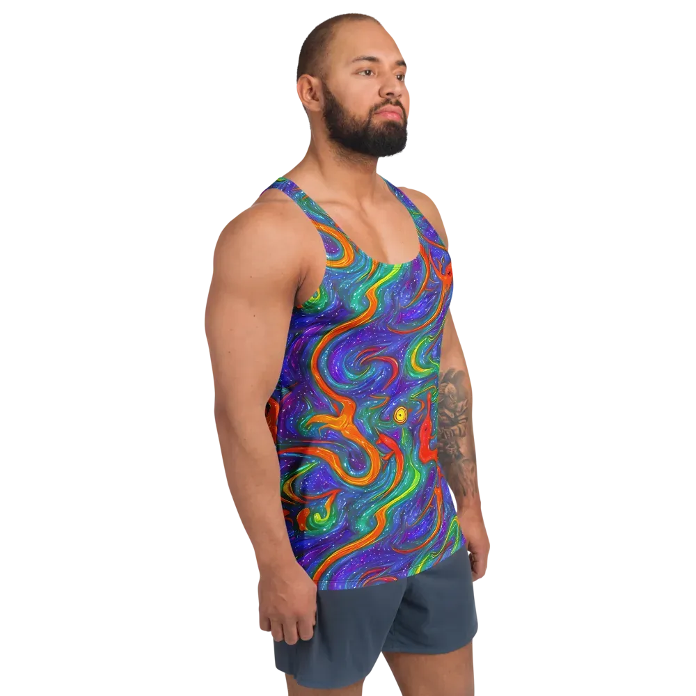 Prism Wake on Men's Tank Top — Right Front