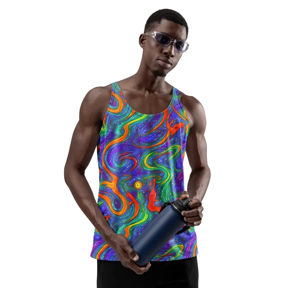 Prism Wake on Men's Tank Top — Front