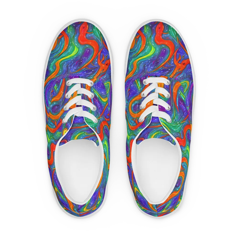 Prism Wake on Men's Lace-Up Canvas Shoes — Front