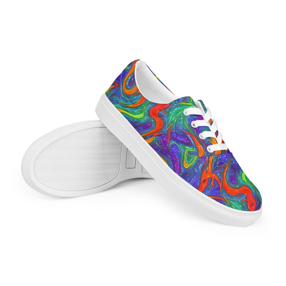 Prism Wake on Men's Lace-Up Canvas Shoes — Right Front