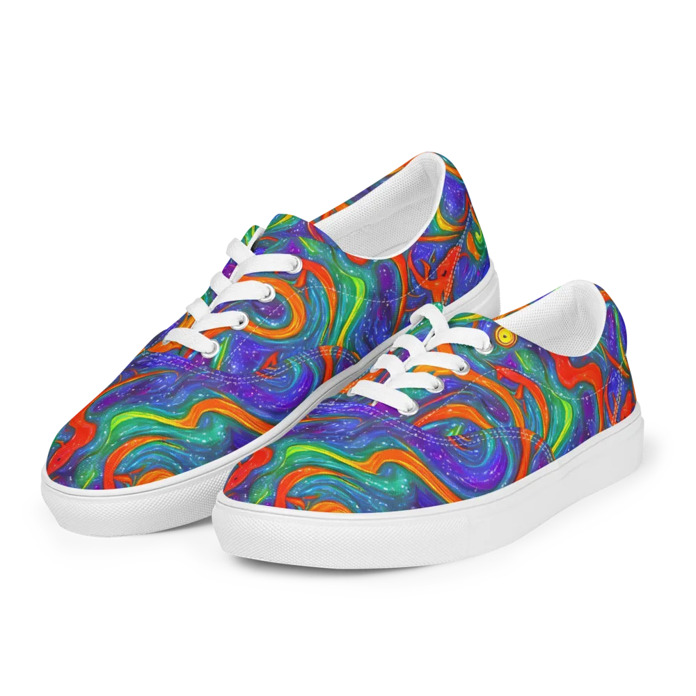 Prism Wake on Men's Lace-Up Canvas Shoes — Left Front