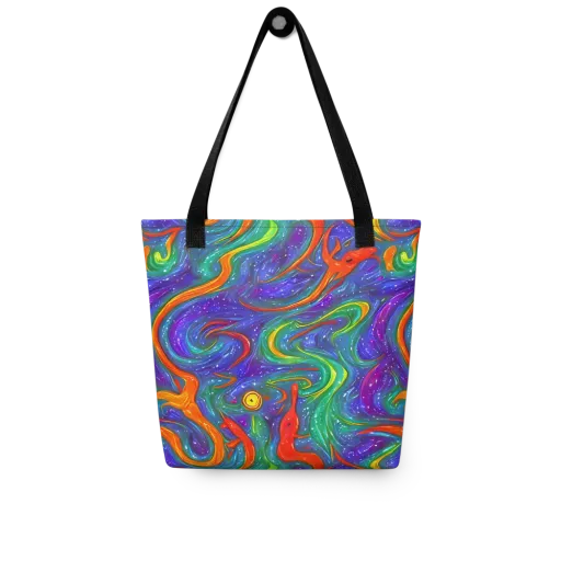 Prism Wake on a Tote Bag