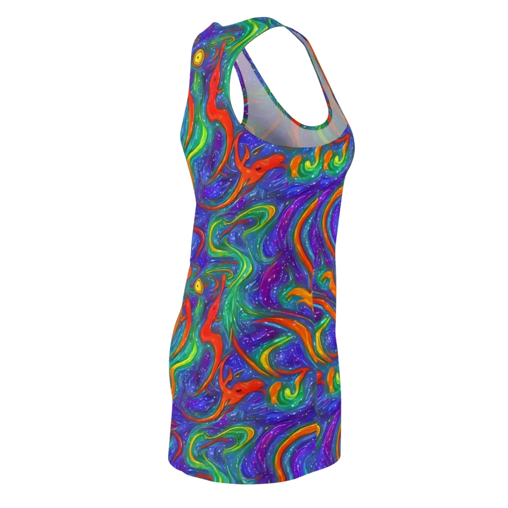 Prism Wake on Racerback Dress — Back Side
