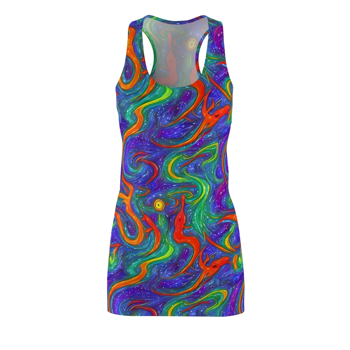 Prism Wake on Racerback Dress — Front