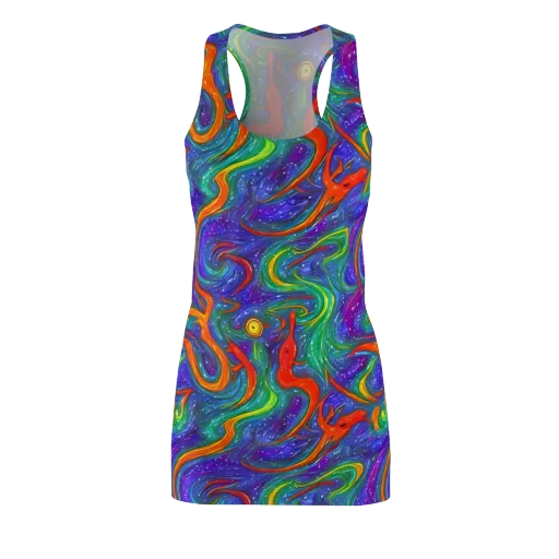 Prism Wake on a Racerback Dress