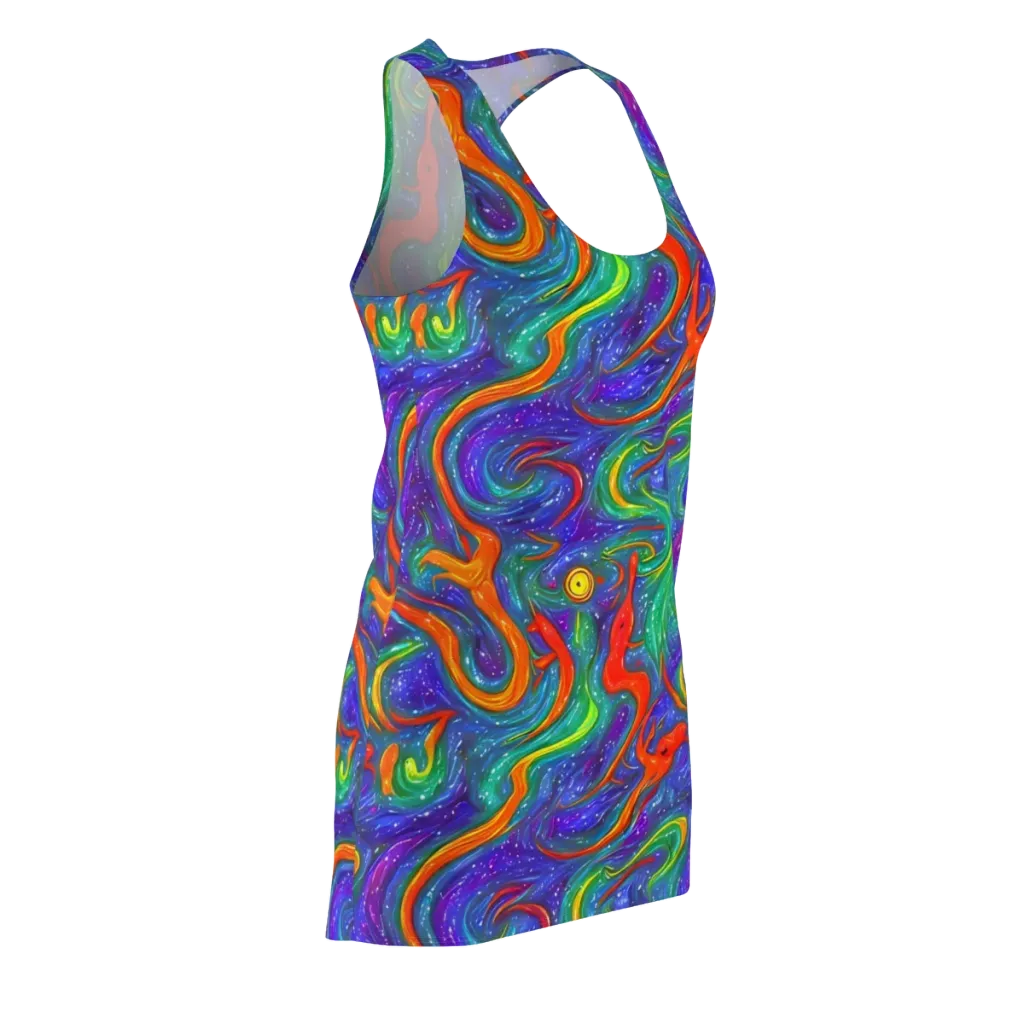 Prism Wake on Racerback Dress — Front Side