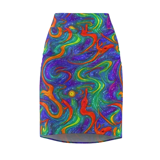 Prism Wake on a Pencil Skirt