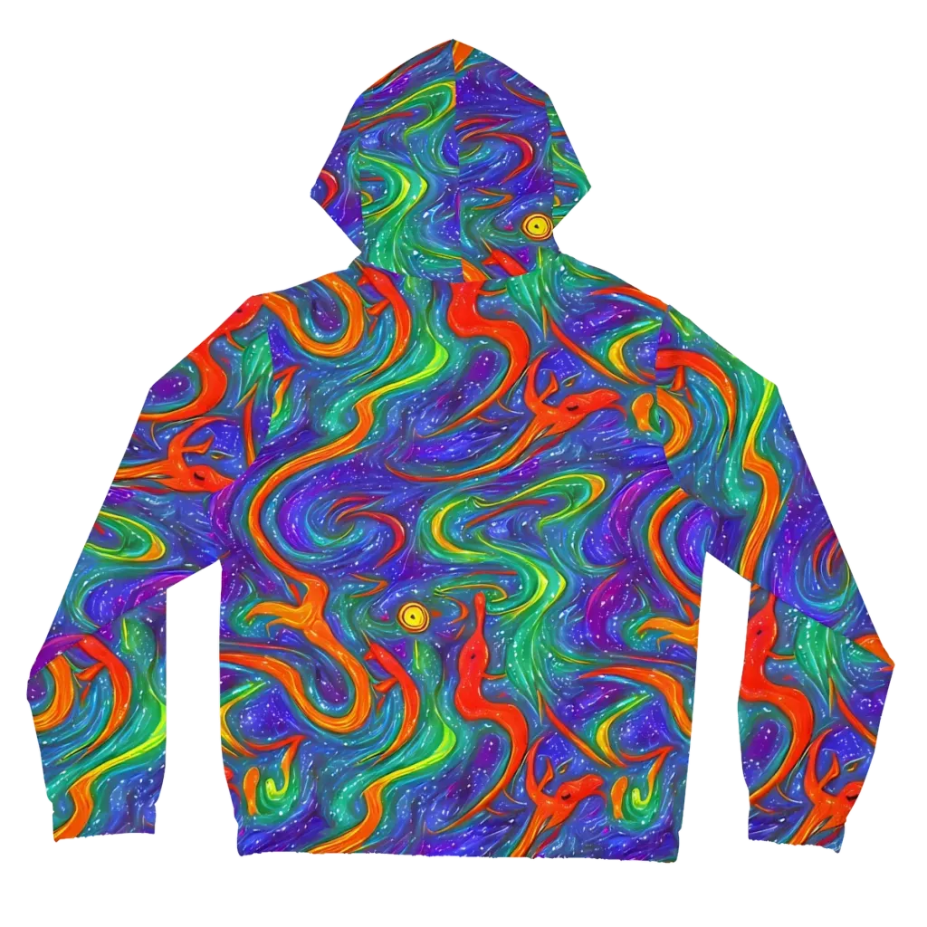 Prism Wake on Women's Full-Zip Hoodie — Back