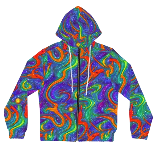 Prism Wake on a Women's Full-Zip Hoodie
