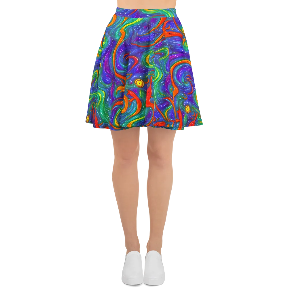 Prism Wake on Skater Skirt — Front